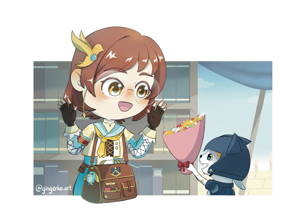 gingerko_art's tweet photo. Chichae 🌻
#monhun #monhunrise #monsterhunter #魔物獵人 #魔物獵人崛起 #モンハン #モンハンライズ #モンスターハンターライズ https://t.co/HXGnBJdL79