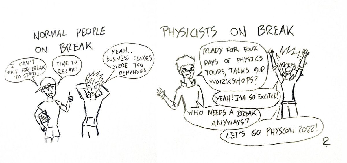 Le_petit_Robin's tweet photo. #physicists #PhysCon #whoneedsabreak https://t.co/m0eaYiVCQN