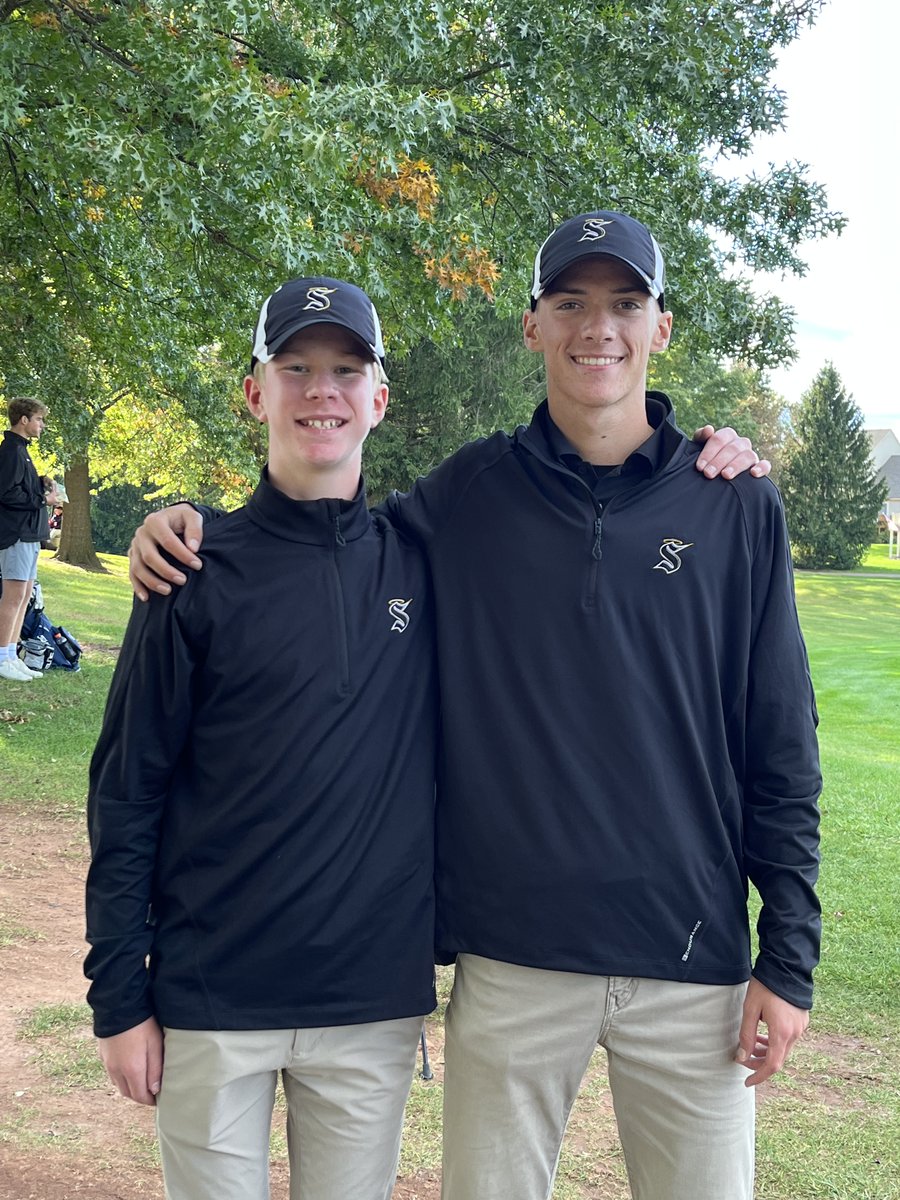 MrStahlerBC's tweet photo. Congrats to #GreatSaints @DavidBham44 and Braedan Stringer on qualifying for the PIAA Golf Championship @WeAreBC55 @psubobbyb https://t.co/A746UKaDqz