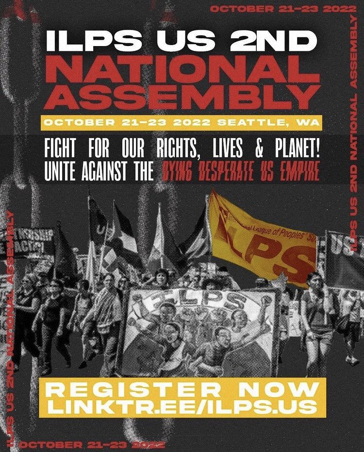 AuburnMutualAid's tweet photo. Anti-Imperialist organizers from all over the US will be coming to convene at the ILPS national assembly, which is happening from Oct 21-23rd in Seattle 🔥. Welcome to everyone (there is reg fee!) https://t.co/0CGi4hQn7r