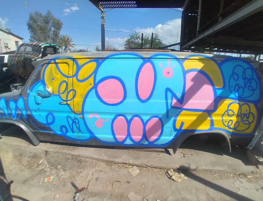 Rancholo_'s tweet photo. #graffitivan https://t.co/aGboEierrY