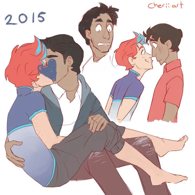 Nearly 10 years of these characters existing,  and now they finally have a book coming out 😭💙 