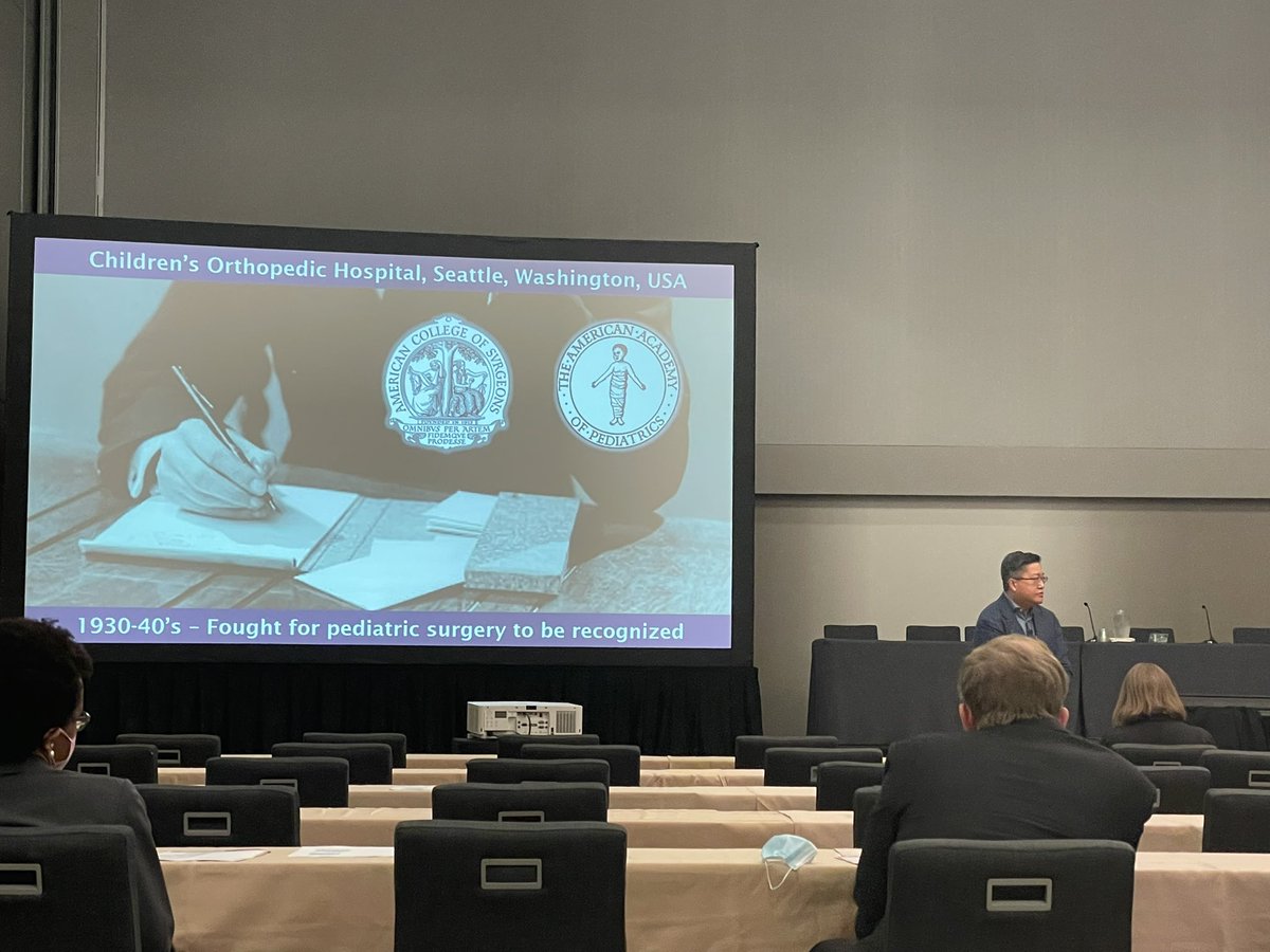 Dr Gow delivers a dynamic, entertaining AAP SOSu Chair lecture. Back to the Future - 75 years of annual meetings. #AAP2022 #MartyMcfly