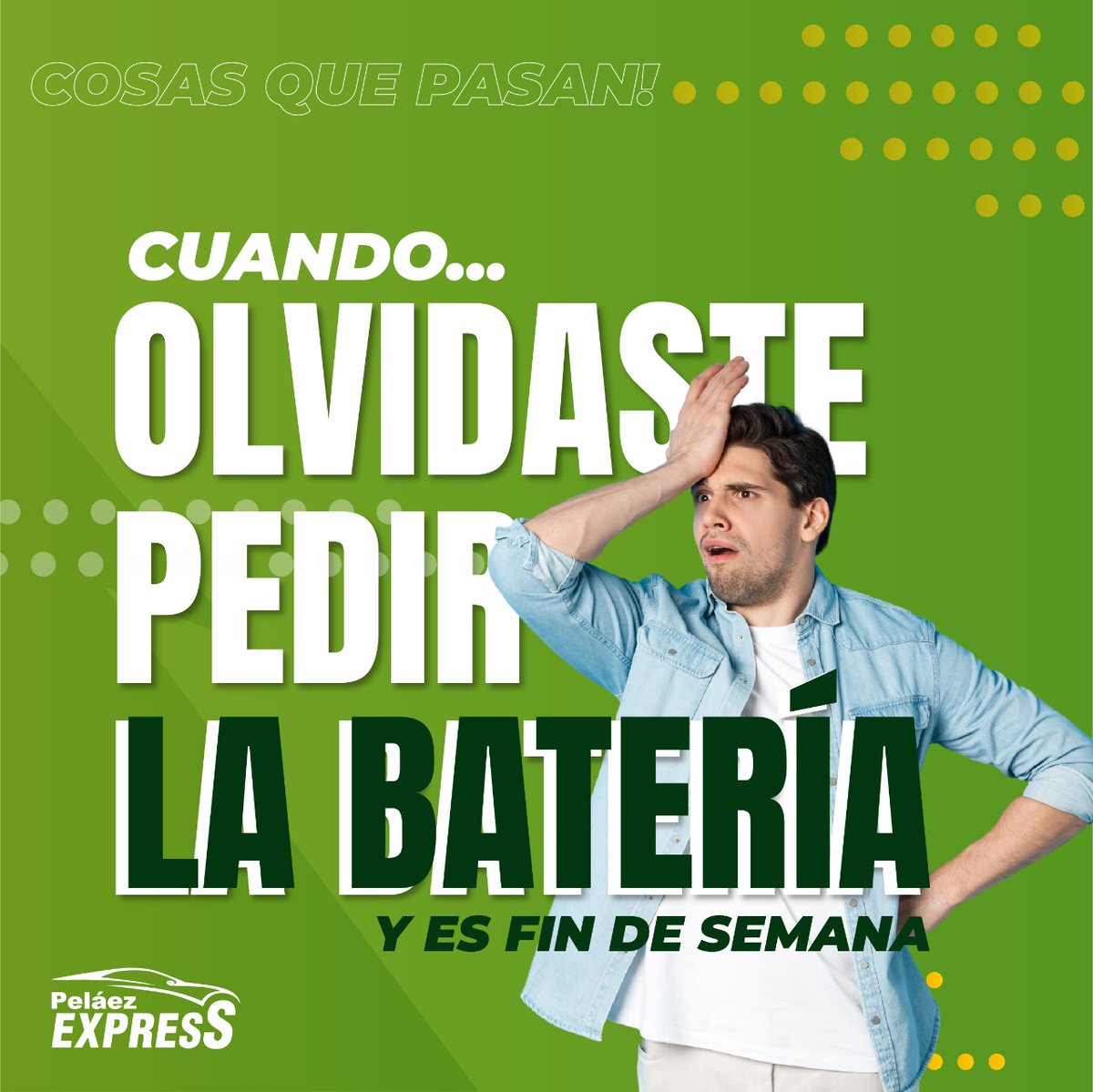 PelaezHermanosS's tweet photo. Que esos olvidos no te quiten la #BuenaEnergía.Este fin de semana programa tu batería Willard a domicilio en un sólo click y disfruta de tu tiempo con esas personas que te recargan de buenos momentos.Visítanos en https://t.co/Zl0eCQzMde y pide tu domicilio de forma fácil y segura https://t.co/o5UOSmUIxK