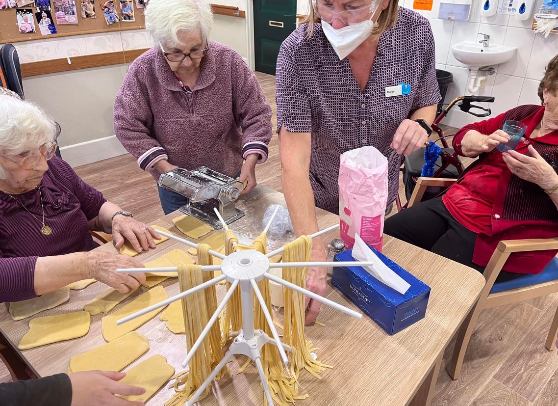 BupaAustralia's tweet image. Our Mildura home hosted representatives from the local Italian Community who hosted a pasta-making afternoon yesterday for our residents. For some residents it was an opportunity to learn a new skill, while for others it bought back fond memories.

#PastaMaking