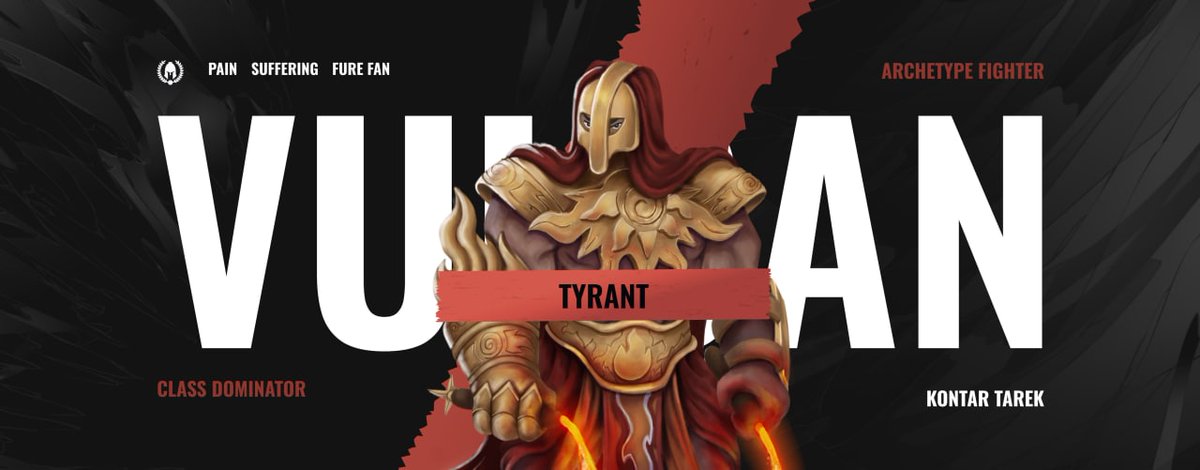 Web3_Emyral's tweet photo. God of Fire, the Gladiator Tyrant

Fighter archetype;
Dominator class;
Epic Gladiator rarity

Egyptian slave overseer Tarek is a real sadist. Without any restrictions, he intentionally caused pain for no reason in the name of pleasure.

#P2E #F2P #GHON https://t.co/qxtvLP9UwR