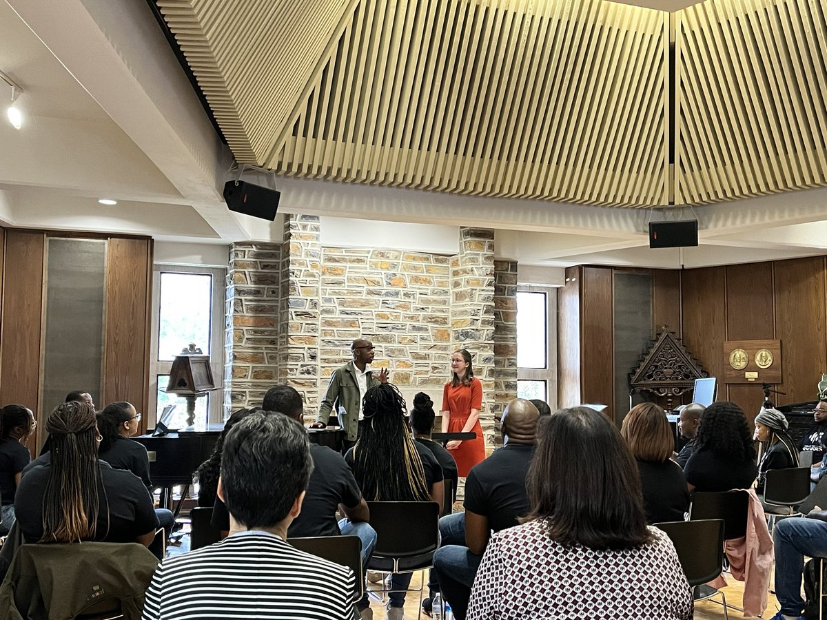 PeterHaleyMusic's tweet photo. What a joy to be back home with @NC_ACDA the past two days. Grateful for the opportunity to present on inclusive pedagogy, and always thankful to see old friends. https://t.co/wP0AYpksdE
