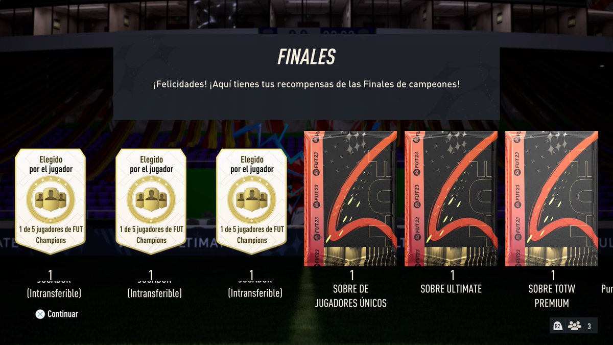 Guille1More's tweet photo. Primer Fut Champions 13-7, no ha estado mal😁😁. https://t.co/FGII6tlytk