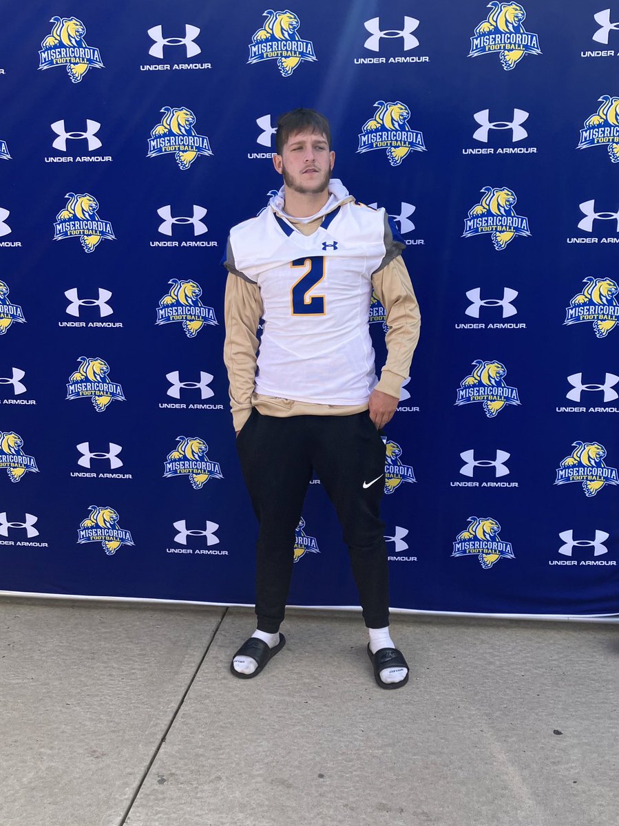 Had a Great Time Today with <a href="/Coach_Cottle/">Tyler Cottle</a> and @MisericordiaHFC on my visit today at <a href="/MUCougarsFB/">Misericordia University Football</a> #gocougars #notcomitted #keepworking