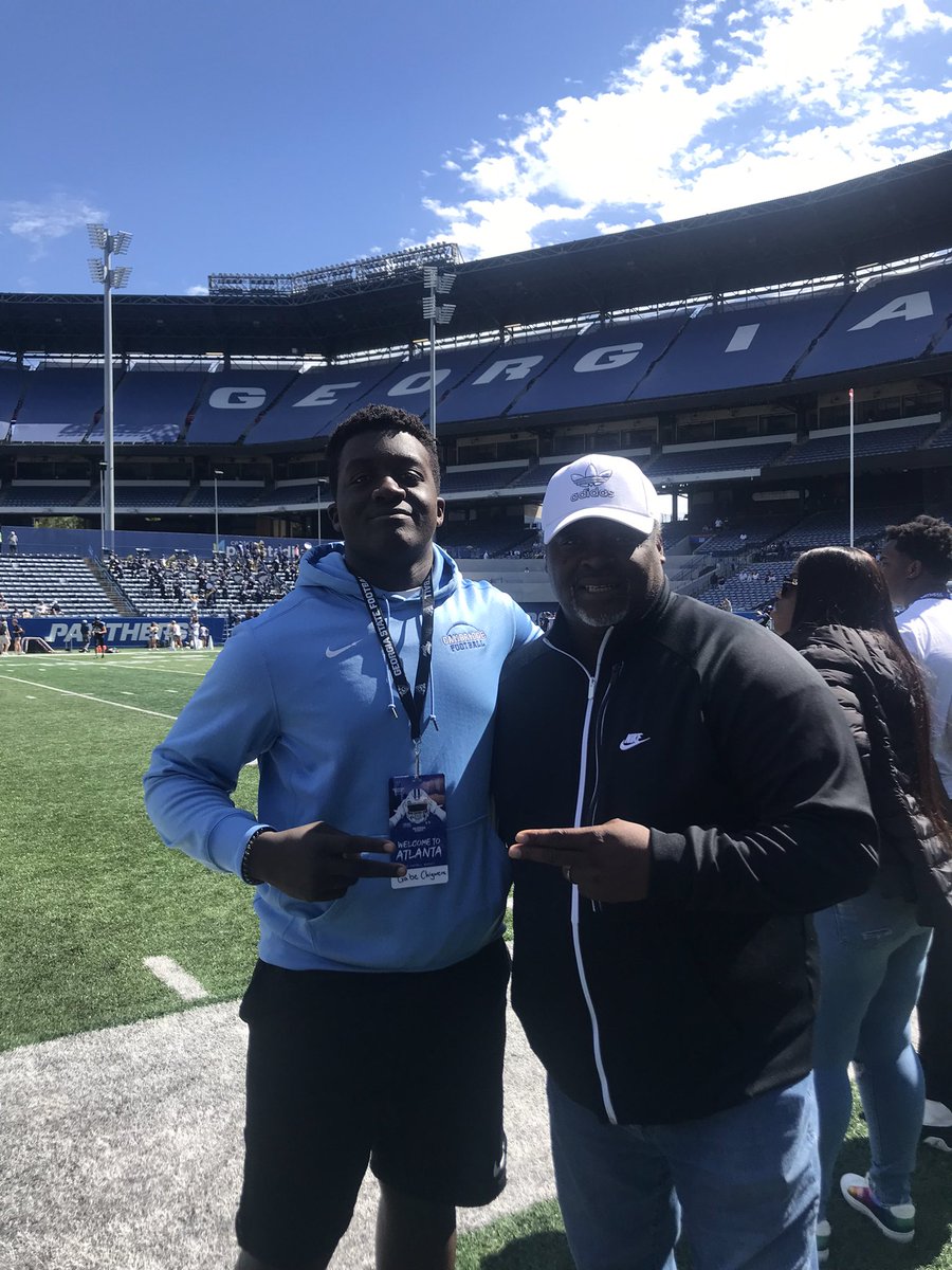 ChigwereGabe's tweet photo. Had a great time at Georgia State Today! @CoachBennett29 @CoachASmith_ @CoachHolt67 @RecruitGeorgia @Mansell247 @ChadSimmons_ https://t.co/HmAjRqNX2U