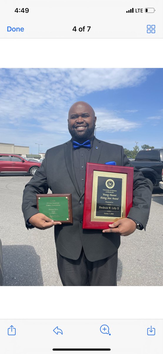 FredrickLillyII's tweet photo. What a homecoming weekend. UAM is such a special place to me. I would like to say thank you for selecting me as the young alumni rising star and one of the African American Alumni Elite. Thank you to every one that was able to be apart of 2 special days for myself and others. https://t.co/9jt1qa6Q8v