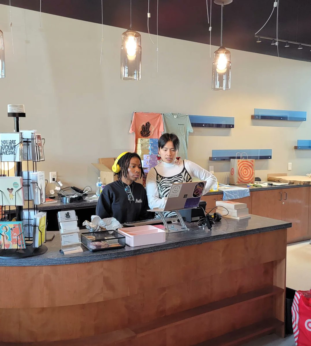 blkgarnetbooks's tweet photo. after many delays (we still won't have a ceiling for a few more weeks hahaha)..... we're opening Saturday October 15th! 🖤 12pm-5pm at 1319 University Ave W., Saint Paul.

it's a soft open so stop by Ding Tea for some boba, then come hang. good books, good vibes, &amp; a good crowd! https://t.co/iVJEnkmEjc