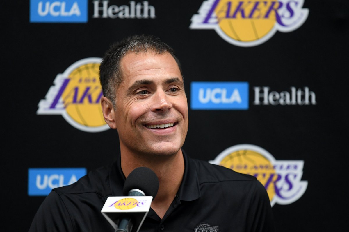 BleacherReport's tweet photo. Rob Pelinka and the Lakers have agreed to a contract extension through 2026, per @ChrisBHaynes https://t.co/XuAewK49mf