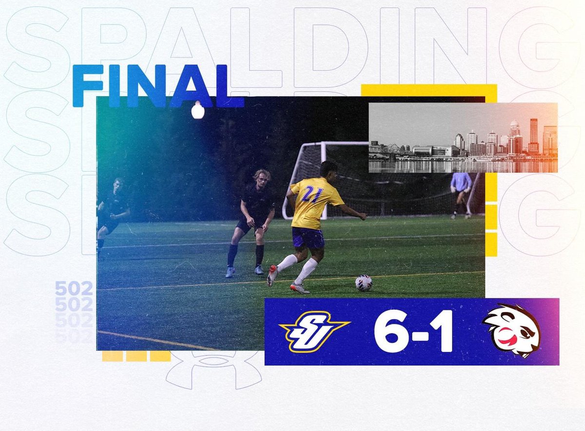 FINAL | Spalding 6, Blackburn 1 Golden Eagles explode for six goals, pick up important @SLIAC win at home. #SUMS #Fall2022 #eagleswin