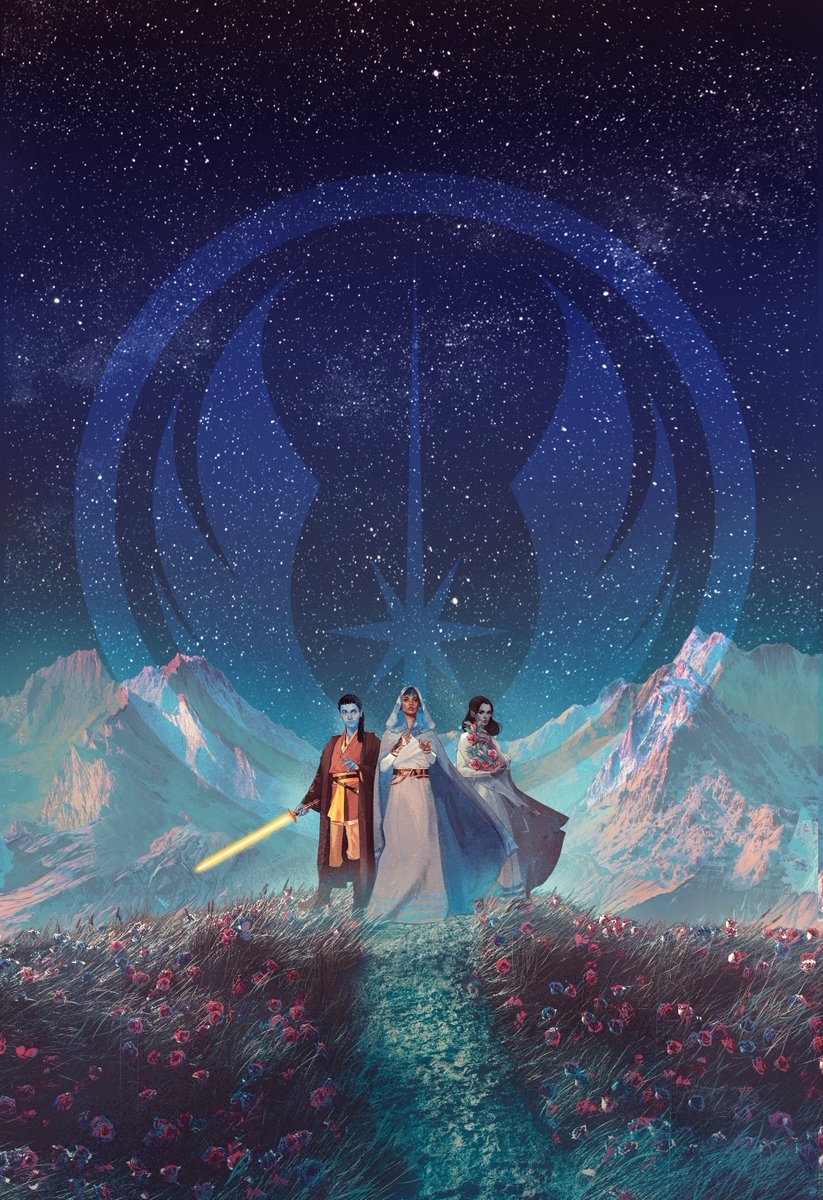 This is artwork for Star Wars: The Path of Vengeance written by @cavanscott and published by Disney Publishing. It is the sequel to Path of Deceit, written by @justinaireland and @tessagratton . Can't put into words how exciting it is to be a part of NEW STAR WARS