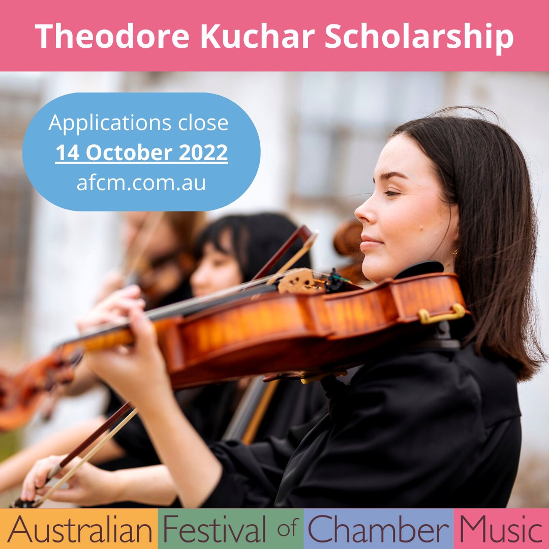 AFCMCairns's tweet photo. 🎼CLOSING SOON!  The Theodore Kuchar Scholarship supports emerging Townsville orchestral musicians, and is a partnership between @TSVCouncil and #AFCM  Apply here  https://t.co/Ur9M5y0Rq5

#music #classicalmusic #orchestra #classical #townsville #scholarship #grant https://t.co/xj4eRjTjqt