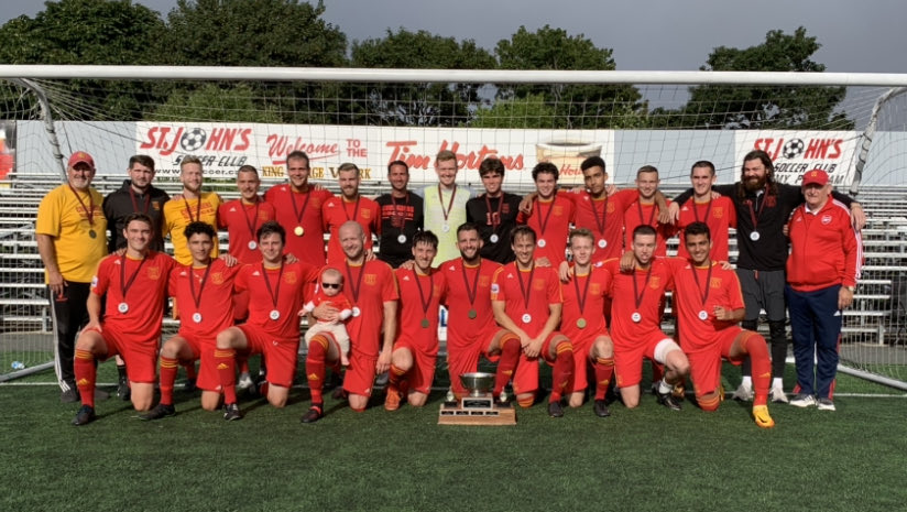 SoccerNLSA's tweet photo. BREAKING: ⁦@HC_Crusaders⁩ men have booked a spot in the bronze medal game at the Toyota national championships ⁦@CanadaSoccerEN⁩ after finishing second in their division. Monday’s opponent TBC https://t.co/ILf9i3Dd6n