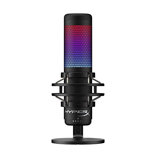 HyperX QuadCast S RGB USB Condenser Microphone for PC, PS4 and Mac, Gaming, Streaming, Podcasts, Twitch, YouTube, Discord (HMIQ1S-XX-RG/G) [47% discount] amzn.to/3ea1jwj #AmazonIndia #DealsOnPC