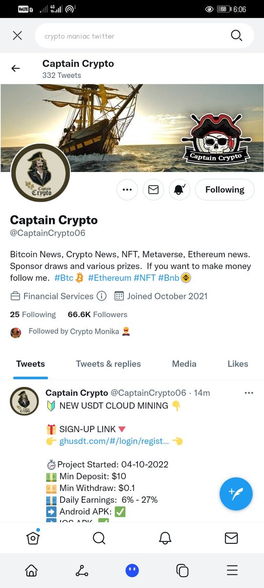 GGervise's tweet photo. @CaptainCrypto06 done https://t.co/JYUjnz1oDj