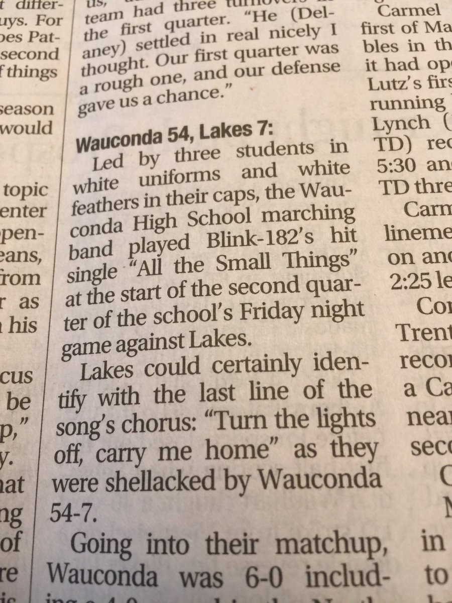 Great intro in the Daily Herald article about our football team’s impressive performance from last night. @BulldogLife_WHS