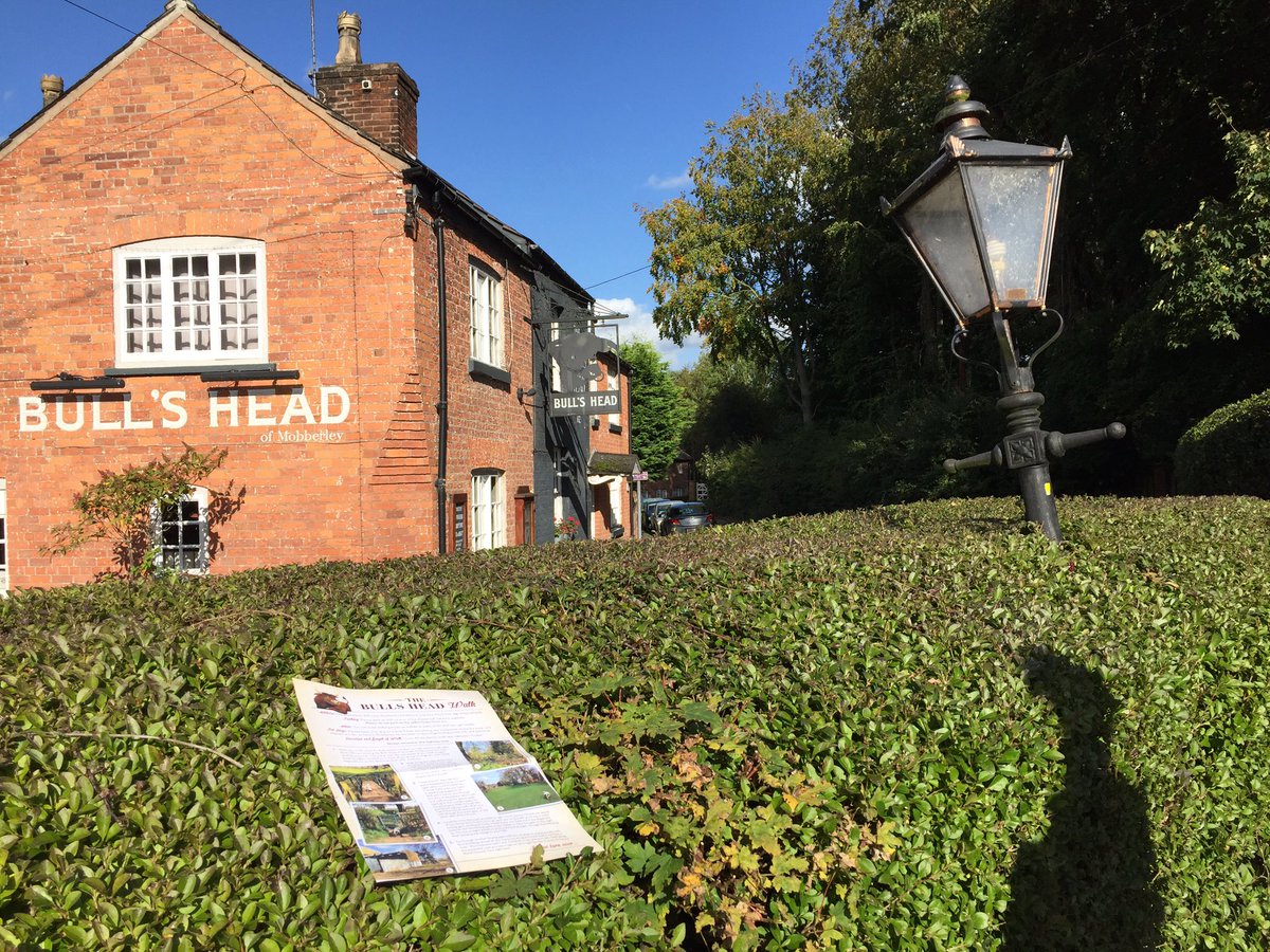 Glorious afternoon for a walk around Mobberley thebullsheadpub.co.uk/mobberley-walk/ working up an appetite and a thirst and then into <a href="/BullsHeadMobb/">The Bulls Head</a>. Perfect!