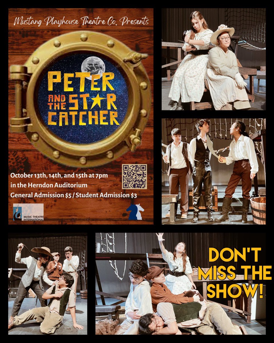 <a href="/LamarTheatre/">MUSTANG PLAYHOUSE</a> I will be there Opening Night! Can’t wait to see our talented Mustangs in action! Who else will be joining me?! #BlueStampede 💙🐴⭐️🎭