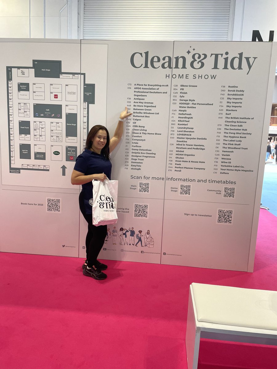 BeMoreOrganised's tweet photo. Come to see meet us tomorrow at @ExCeLLondon for Clean and Tidy Home Show. We are at stand A48.
#organised #lovetoorganise #savespace #clearorganiser https://t.co/zuxGkBLBym