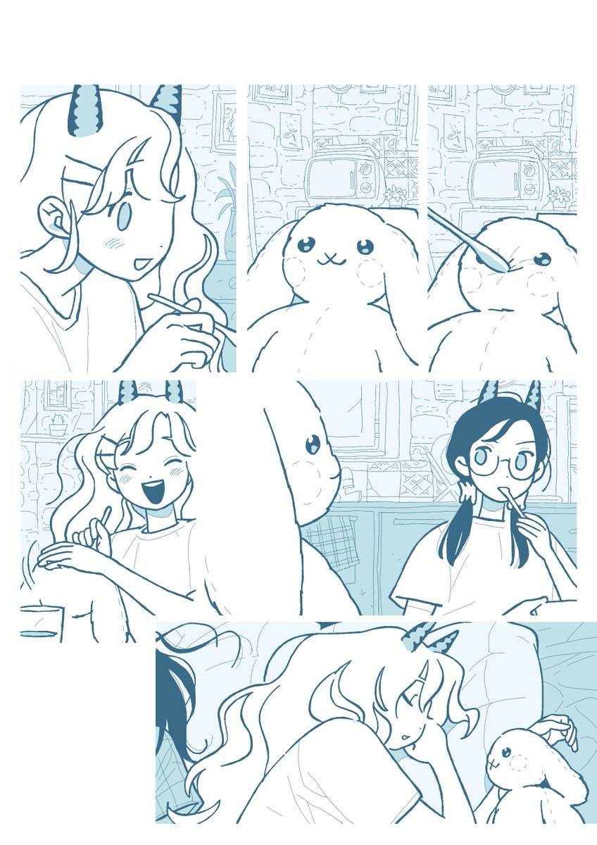 some pages from a comic I never ended up finishing 🥸 