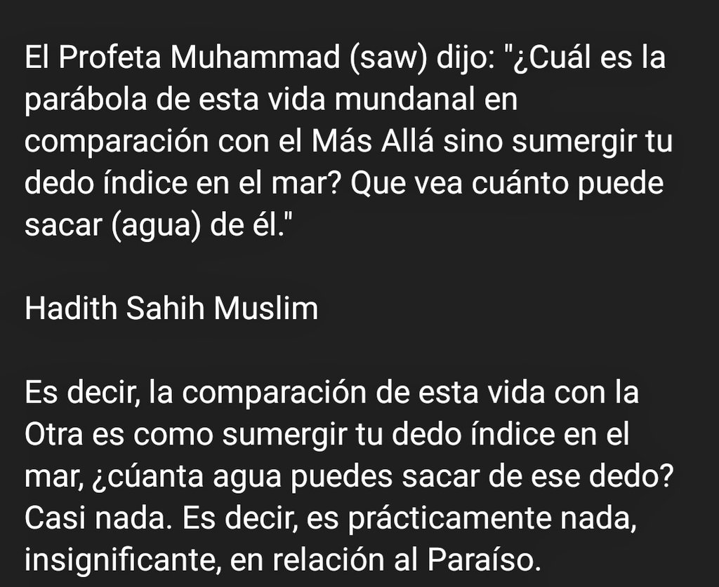 MohamedFelixGa1's tweet photo. #Dios #Allah #islam #Corán #Hadiz
" Los placeres mundanos son insignificantes respecto a los de la otra vida."
(El Corán 9:38) https://t.co/kFQcYGkLnV