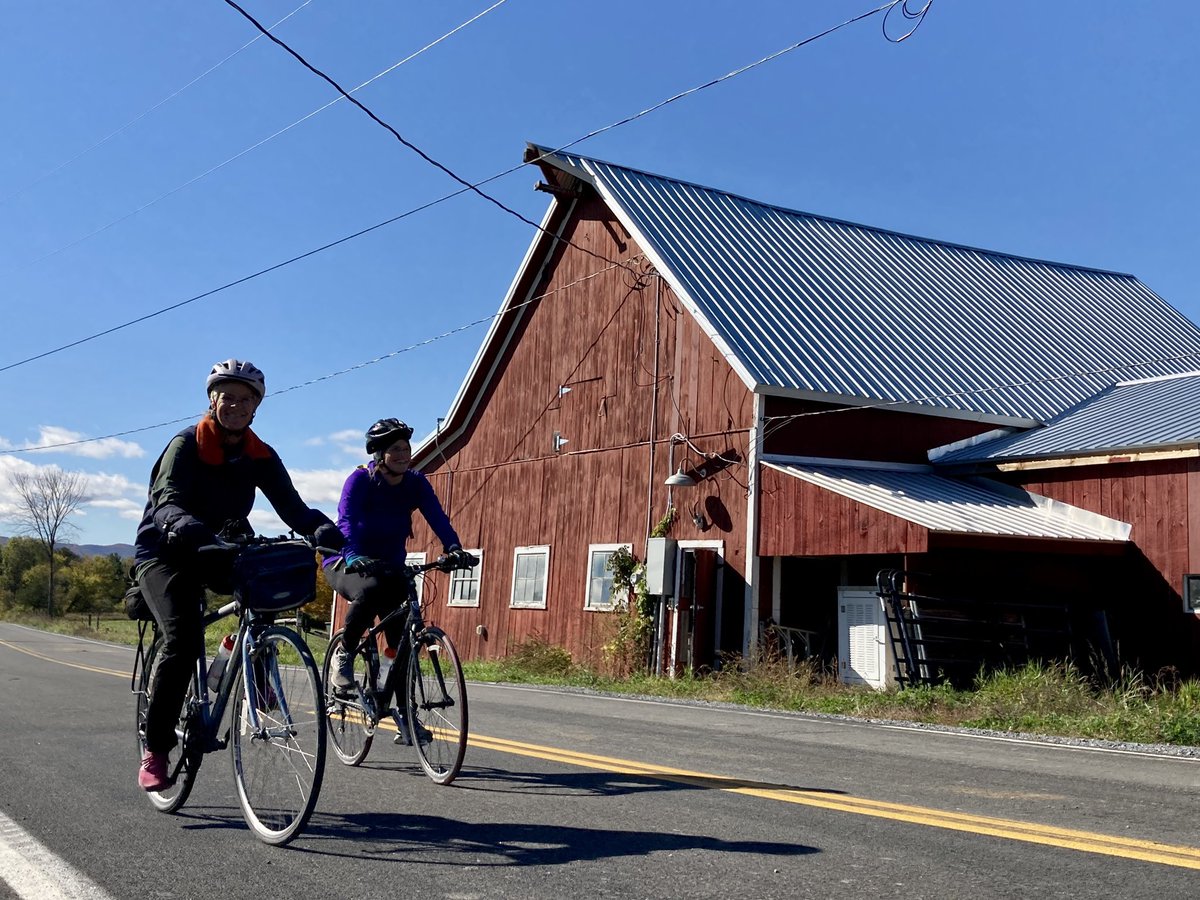 BikeADK's tweet photo. Quite a day to Bike the Barns with @AdkNorthCountry. Thank you, riders. Your smiles and miles will go a long way to support our local food systems. https://t.co/sSre62SH7B