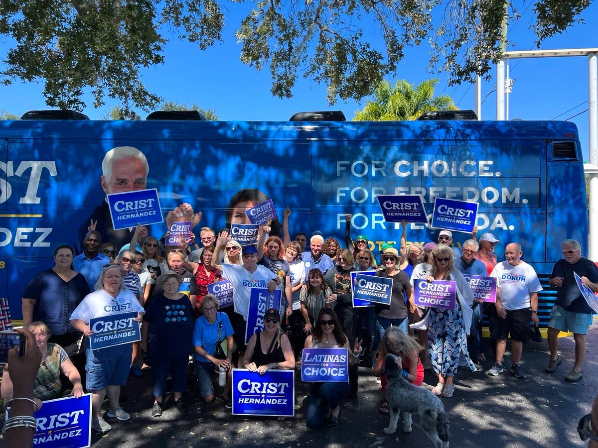 K Cordell on Twitter "RT CharlieCrist Our relief bus stopped in Polk