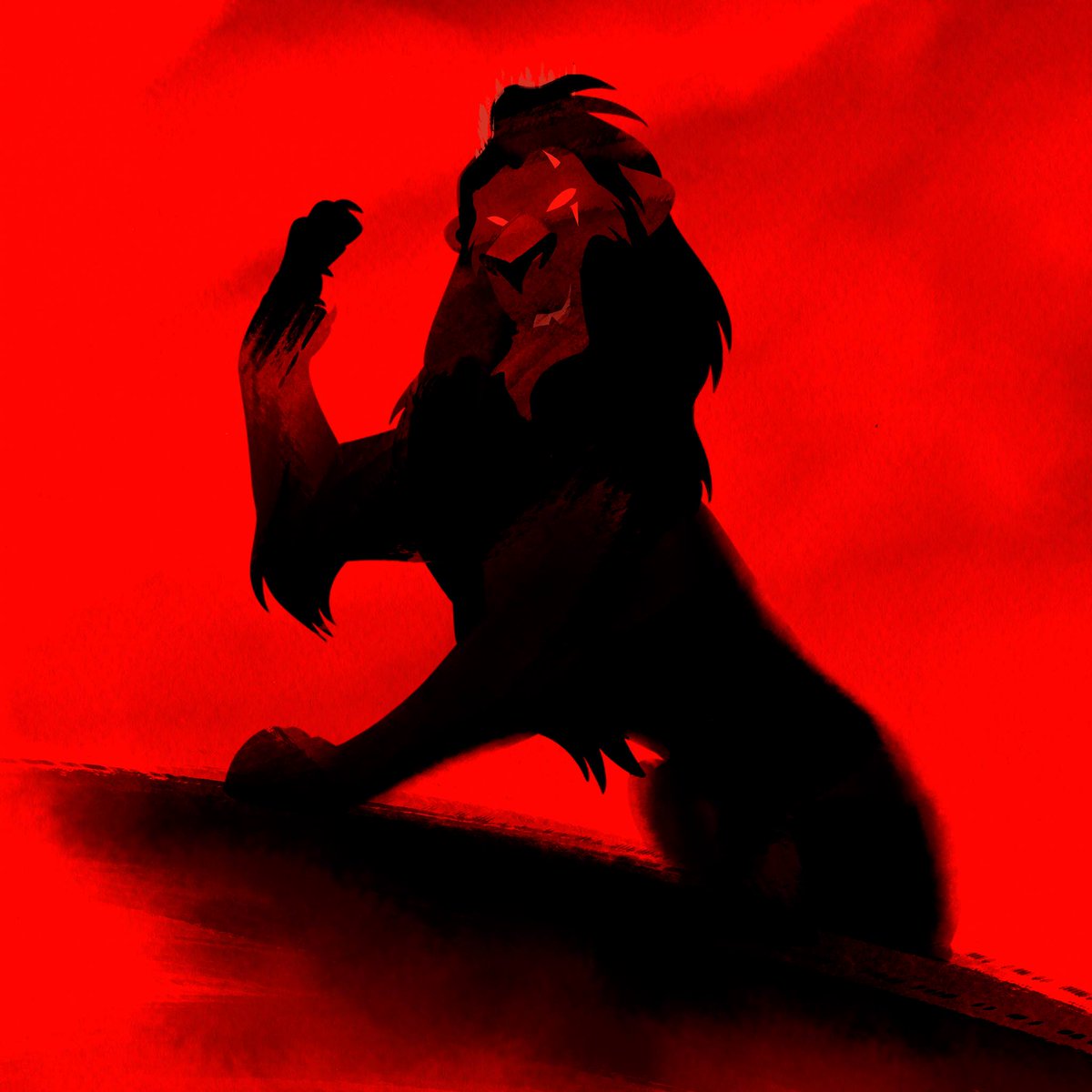 Disney's tweet photo. He puts the “Scar” in “scary.” 🦁 https://t.co/yC4r7GbJw6