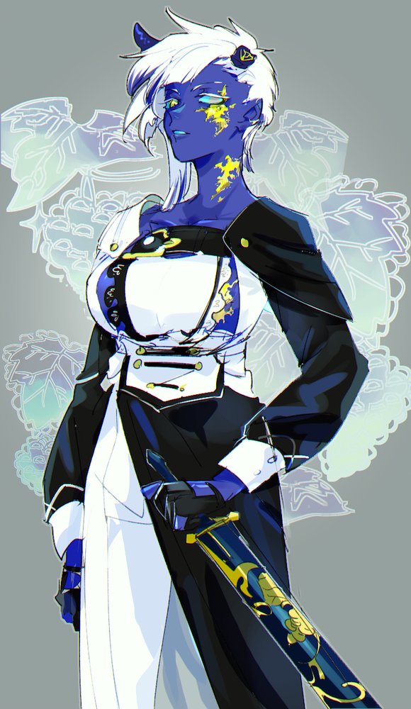 「#あなたのあお色の作品を見せてください 」|茶丸九のイラスト