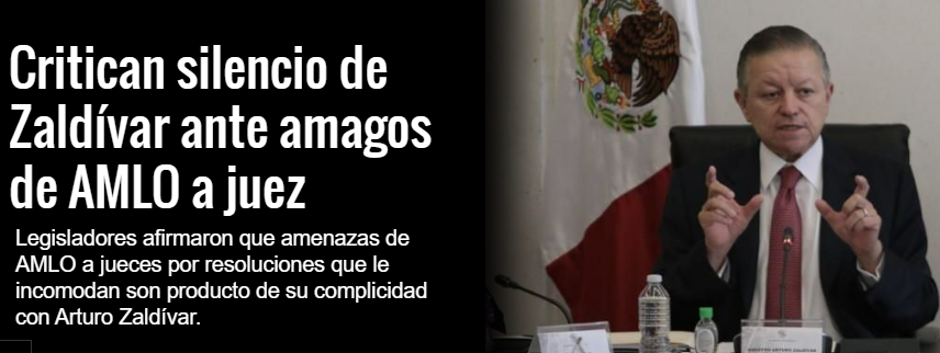 Mientras <a href="/ArturoZaldivarL/">Arturo Zaldívar</a> se promueve en TikTok, los jueces son amagados sin que alguien los defienda.
