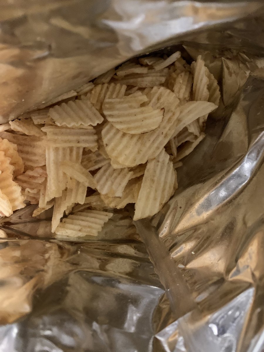 SJRodriguez24's tweet photo. .@wisefoods before I use snail mail for deserving chips. I will tweet. I just bought #ridges #southernheatbbq and the entire bag was plain chips. I have the codes/date/bag weight. #pleasehelp #sad https://t.co/ivhqQ02NJ4