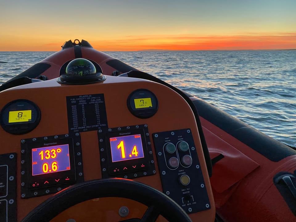 On Saturday 8 October at 5.04 pm HM Coastguard requested a Rye Harbour launch. A dog was lost at sea by Jury’s Gap. The owners had wisely rung 999 to request help. It is with sadness that we report that the dog had not been located by 6.50 pm when the search was called off.