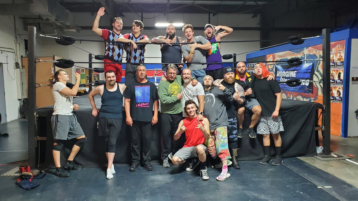 drtomprichard's tweet photo. Great first day @Imaginewrestlin . Looking forward to tomorrow! @JPWA865 https://t.co/bhdzKN8q47