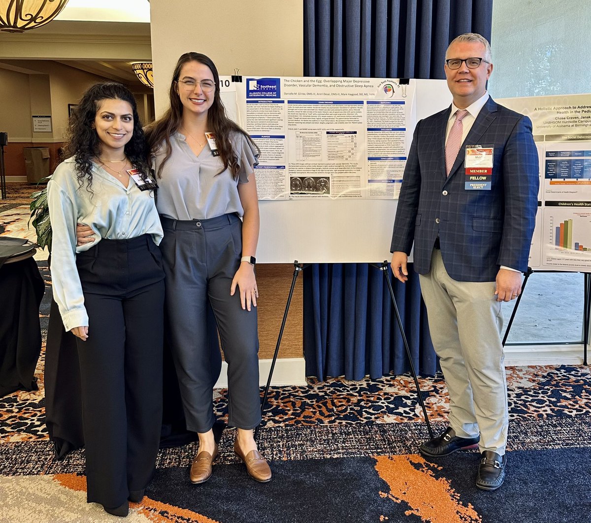 danigjohnston's tweet photo. What an honor to win 1st place at the Alabama Psychiatric Physicians Association’s fall meeting. Feeling incredibly grateful to collaborate with my preceptor and classmate on this project. #MedTwitter #Psychiatry https://t.co/kZeUjZmMTc
