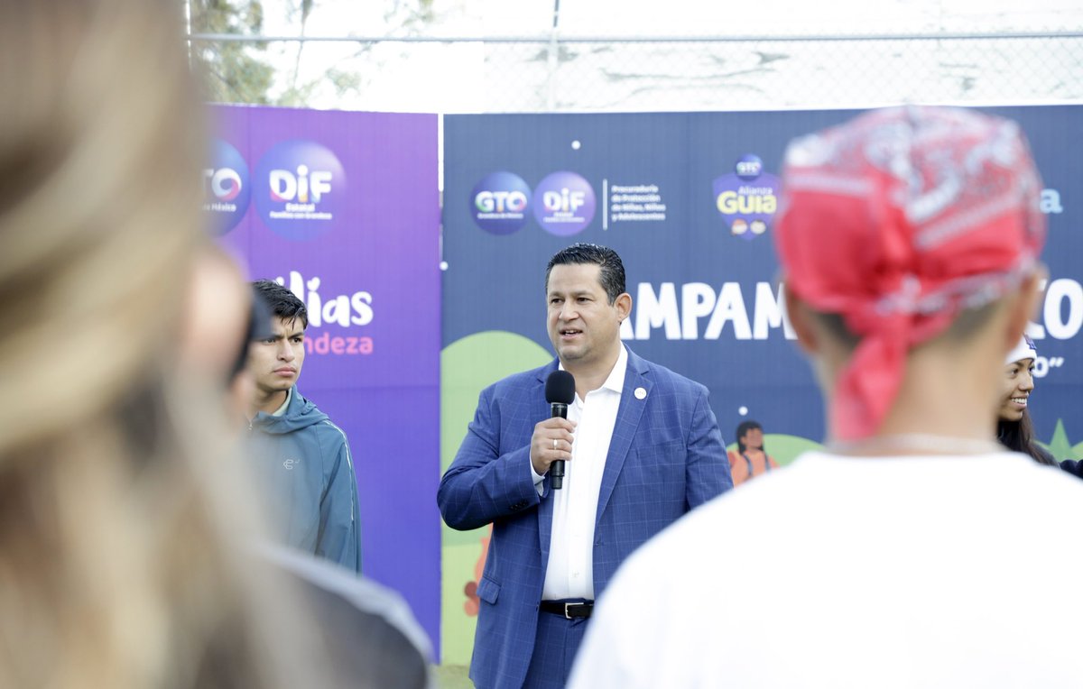 lalotrujillof's tweet photo. En compañía de las Familias @difgto, @pepnnagto y #COMUNTIA arrancamos el campamento “Mi Nuevo Camino”, un espacio que brinda  herramientas y oportunidades para la vida adulta a jóvenes adolescentes de diversos centros de asistencia social. Todo esto a través de #AlianzaGUIA💛 https://t.co/TY73BEiuPa