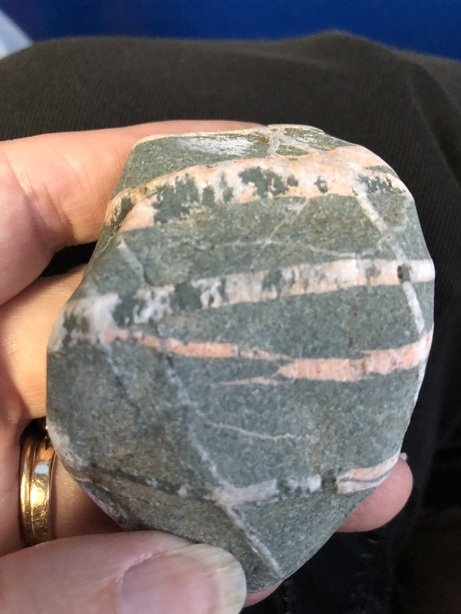 adecoder's tweet image. Took photos of lots of rocks and pebbles at Arbroath beach today. Trying to figure out what some are. *most I took photos only and only picked some favorites to bring home. @CliveBGS