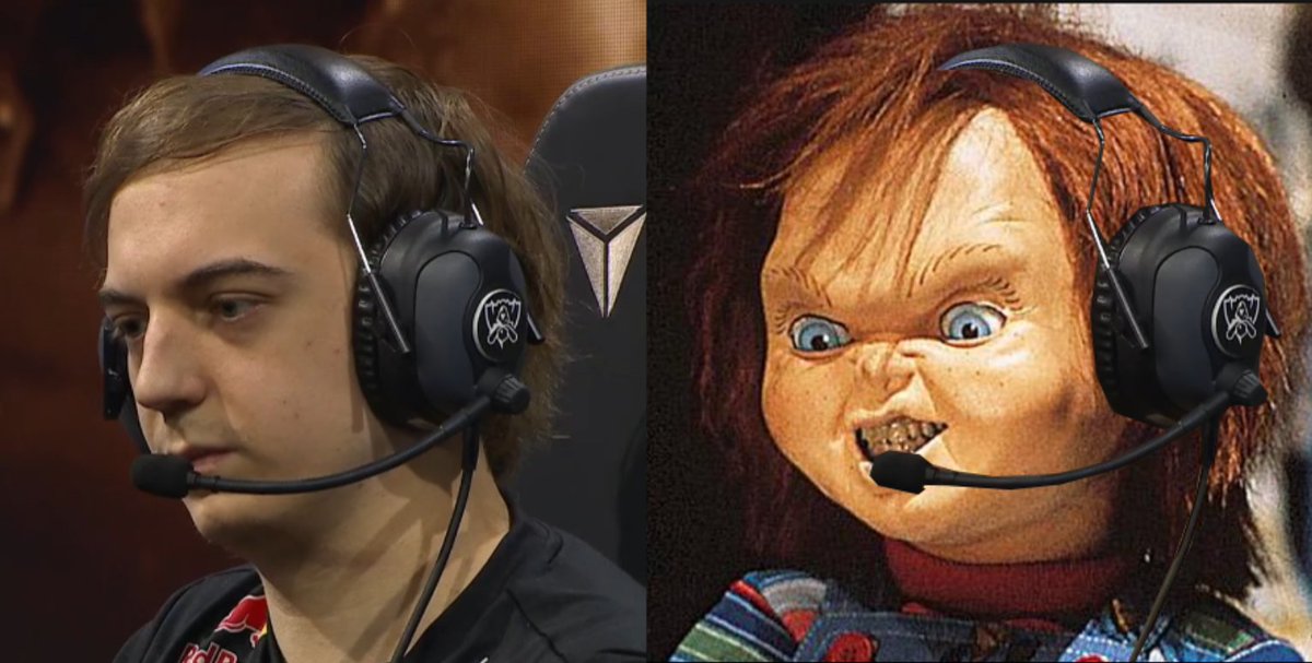 Watching Worlds and <a href="/G2Caps/">Rasmus Winther</a> in game vs EG be like:
😂😂😂😂 find the difference

<a href="/G2esports/">G2 Esports</a> <a href="/LeagueOfLegends/">League of Legends</a> #Worlds2022