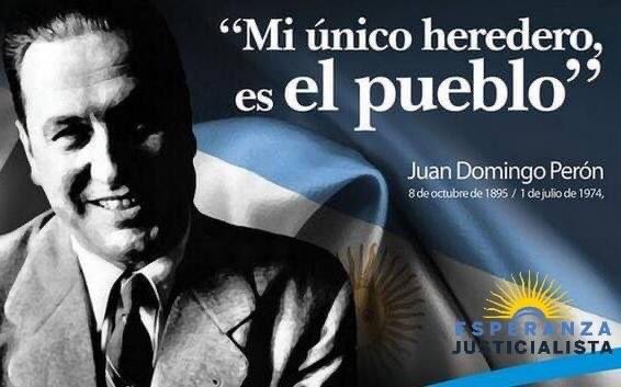 esperanzabsso's tweet photo. PERON CUMPLE
🗓 8 de octubre de 1895.
Nacía el Gral. Juan Domingo Perón.
#peron #peroninmortal #peronista #peronismo #perón #peroncumple #peróncumple #peroncumple✌🏽🇦🇷 https://t.co/ADNNh4svXZ