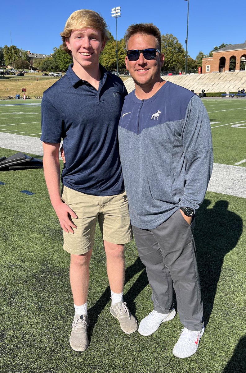 I had a great time watching <a href="/SamfordFootball/">Samford Football</a> today, thanks <a href="/CoachKrysl/">Mike Krysl</a> and <a href="/RickyTurner19/">Ricky Turner</a> for having me! <a href="/CoachCJoiner/">Coleman Joiner</a> <a href="/RecruitThePack/">Whitefield Academy HS Recruiting Page</a> <a href="/RecruitGeorgia/">Recruit Georgia</a>
