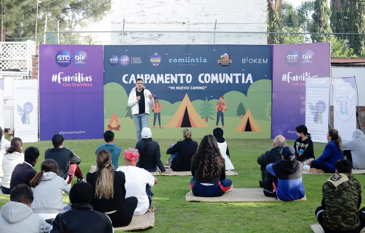 AdrianaRamLoz's tweet photo. A un año de #AlianzaGUIA💛 seguimos con paso firme, gracias a aliados como #COMUNTIA y @pepnnagto hacemos realidad proyectos como el campamento “Mi Nuevo Camino”🏕, a fin de dotar de herramientas para la vida adulta a jóvenes adolescentes que viven en acogimiento residencial. https://t.co/Fnz5ueqNCc