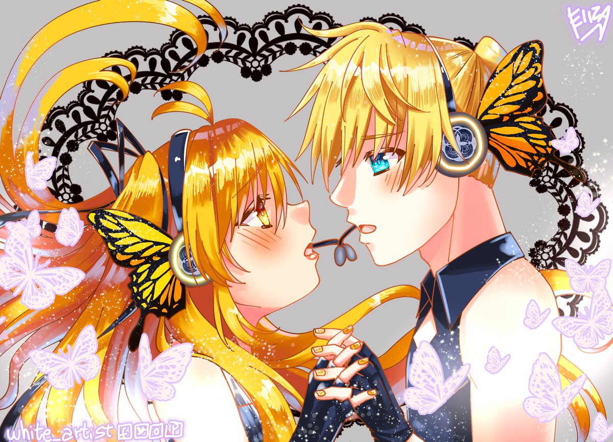 Aoichounodoku's tweet photo. magnet 🦋
#akitaneru #neruakita #VOCALOID #neruxlen #lenxneru #レンネル #ネルレン #鏡音レン #亞北ネル #CLIPSTUDIOPAINT #couple #illustration #ArtistOnTwitter #magnet #マグネット https://t.co/2onHXG3EhI
