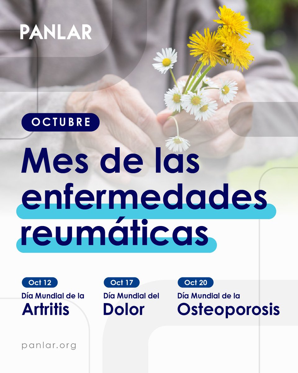 PanlarLeague's tweet photo. Octubre es el mes de las Enfermedades Reumáticas. #CaminemosJuntos #PacientesPANLAR https://t.co/VFeIJIAqoW