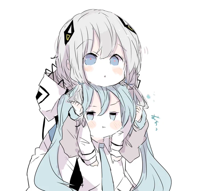 可不ちゃんの人気に嫉妬する初音ミク 