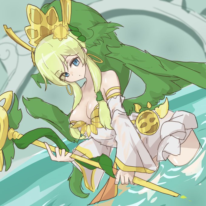 リクエスト頂いてたホーリーセレス
アニメのセレスちゃん普段水没してそうなとこに住んでる 