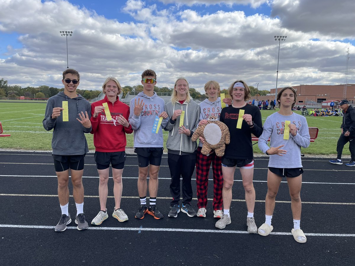 squirerunning's tweet photo. With perfect weather and phenomenal races, the MXC girls and boys teams both qualify for Regional.  The girls finished 2nd and the boys finished 4th at Sectional today.  It was an all around team effort, with 12 of 14 career PRs! 

#SquireStrong #MXC #crosscountry #sectional https://t.co/B1rOJ804CQ