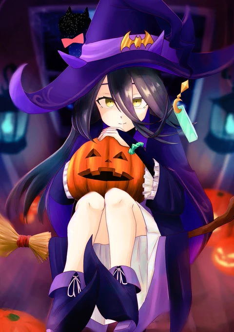 #ウマ娘  #マンハッタンカフェ #ハロウィン魔女カフェ 